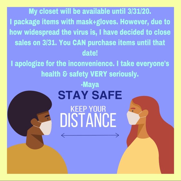 Other’s health & safety is #1. Not $!❤️ - Picture 1 of 2